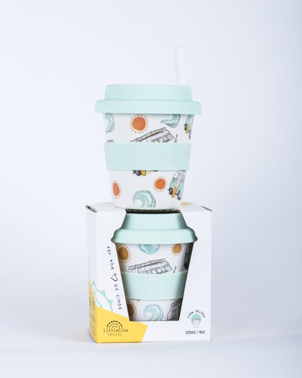 Following the Sun - the Tu-pac Babycino + Adult Reusable Cups (incl straw) - Image 6