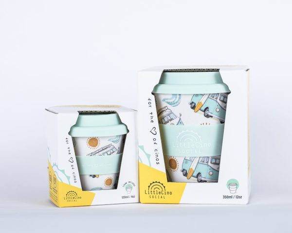 Following the Sun - the Tu-pac Babycino + Adult Reusable Cups (incl straw)