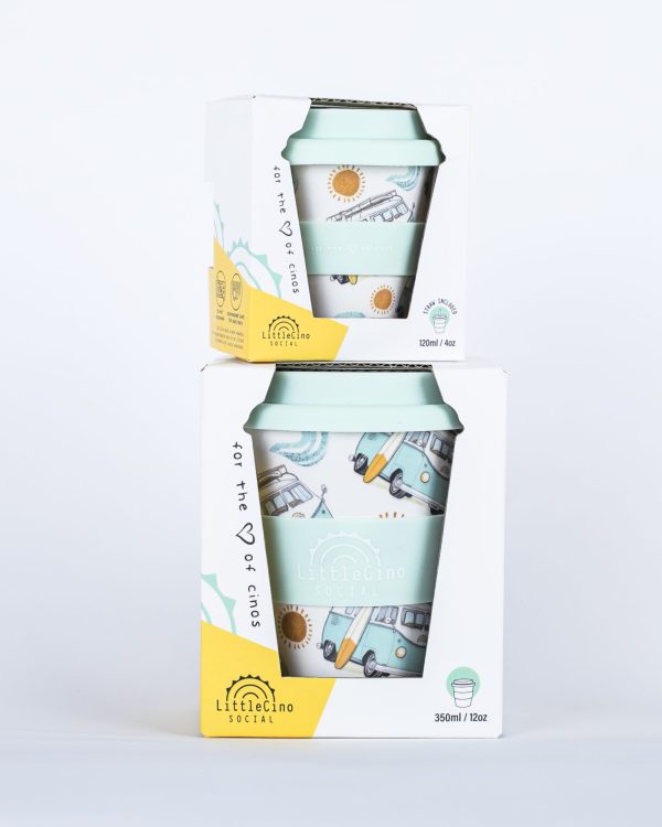 Following the Sun - the Tu-pac Babycino + Adult Reusable Cups (incl straw) - Image 4